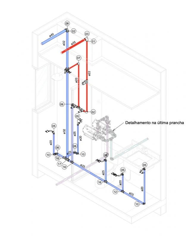 Projeto hidráulico e elétrico residencial